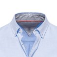thumbnail image 3 of Iugvhana Dress Shirts for Men Casual Cardigan Solid Color Oxford Textile Long Sleeve Shirts Lapel Button Down Business Shirt Light Blue XL, 3 of 3