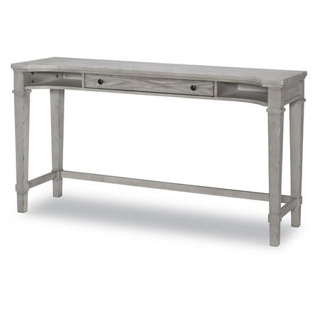 Belhaven Sofa Table / Desk in Weathered Plank Finish Wood