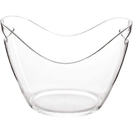

Ice Bucket Wine Bucket 4 Liter Plastic Tub for Drinks and Parties