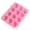 Light Pink, variant on Rose Mold Silicone 12 Cavity Chocolate Mold Flower Shaped Silicone Mold for Handmade Soap Cake Jelly Pudding Candy Ice Cube Gummy Jello,1Pcs