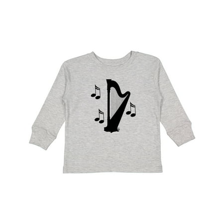

Inktastic Harp Silhouette Music Gift Gift Toddler Boy or Toddler Girl Long Sleeve T-Shirt