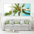 thumbnail image 2 of IDEA4WALL 3 Piece Canvas Wall Art Tropical Palm Trees Canvas Prints Framed Wall Art Decor, 2 of 4