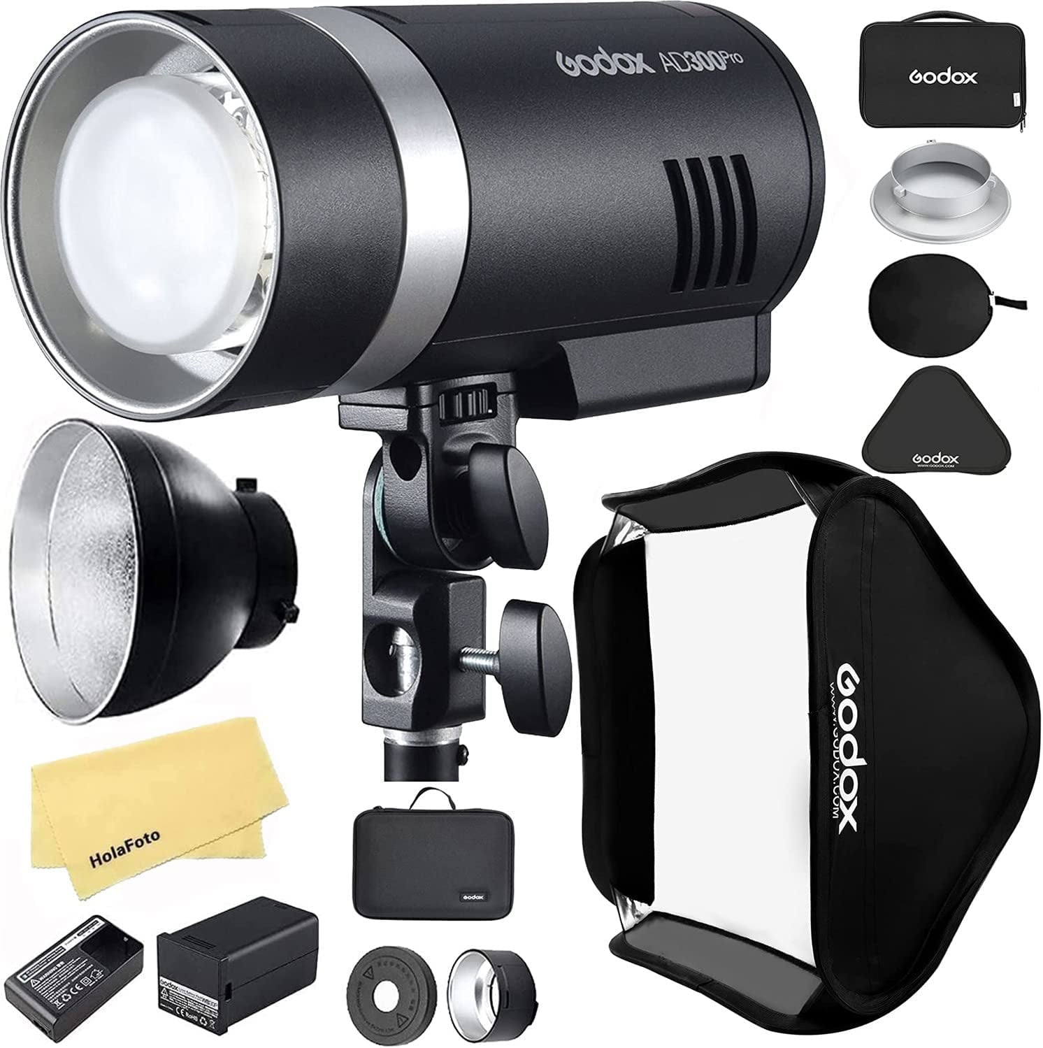 Flashes Godox MFR76 LED Micro Ring Flash with 2600mAh Liion Battery