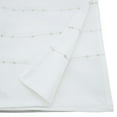 thumbnail image 2 of Fennco Styles Modern Silver Embroidery 100% Cotton Table Linen, 2 of 8