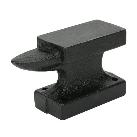 

Rugged Cast Anvil Polished Surface Large Feet Sturdy Stable Iron Workbench for Blacksmith Jewelers Metalsmith Flattening Metals Black
