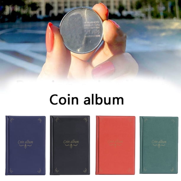 Xihbxyly Monedero con 150 Compartimentos, Organizador de Colecciones Conmemorativas, Diseño Ligero y Portátil, Ideal para Fichas E Insignias, Exhibición de Colección, Regalo Perfecto, Tamaño 245 × 16