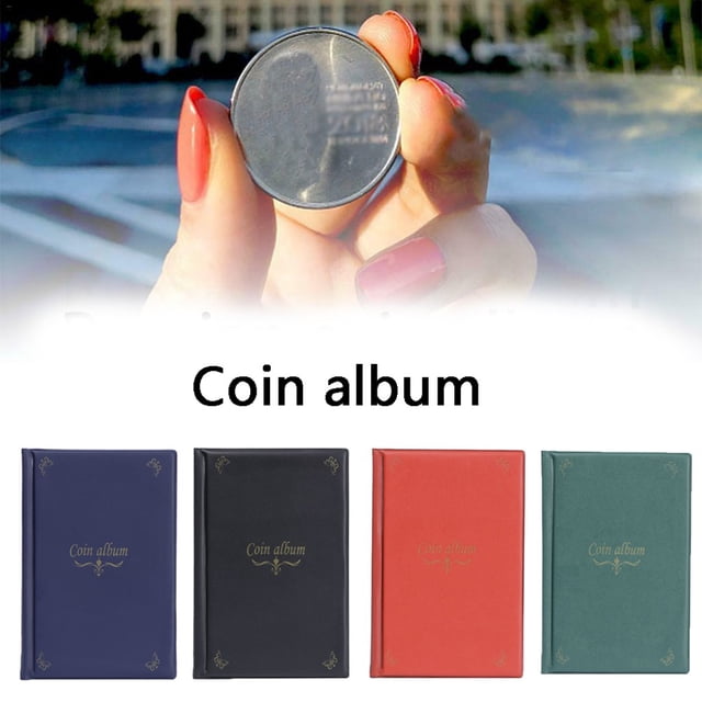 Xihbxyly Monedero con 150 Compartimentos, Organizador de Colecciones Conmemorativas, Diseño Ligero y Portátil, Ideal para Fichas E Insignias, Exhibición de Colección, Regalo Perfecto, Tamaño 245 × 16