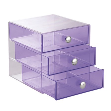 Interdesign Cosmetic And Jewelry Storage Vanity 3 Drawer