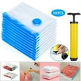 thumbnail image 2 of Amdohai 10Pcs Transparent Bags Clothes Storage Travel Space Saver Garment, 2 of 7