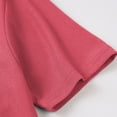 thumbnail image 6 of LTTVQM Polo Shirts for Men Casual Short Sleeve Button Golf Slim Fit Shirt with Pocket & Collar 2026 Spring Summer Stylish Tops Red M, 6 of 6