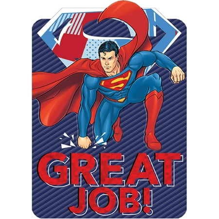 Paper House Productions Superman Great Job Die Cut Foil Superhero Congratulations Card For (Congratulations And All The Best Wishes)