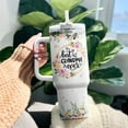 thumbnail image 3 of Grandma Gifts, Grandma Watercolor Floral Nutrition Facts, Tumbler 40 Oz With Handle Lid And Straw, Handle Grandmas Cup For Great Heart Sippy Flower Best Ever Coffee Cups Nana, 3 of 6
