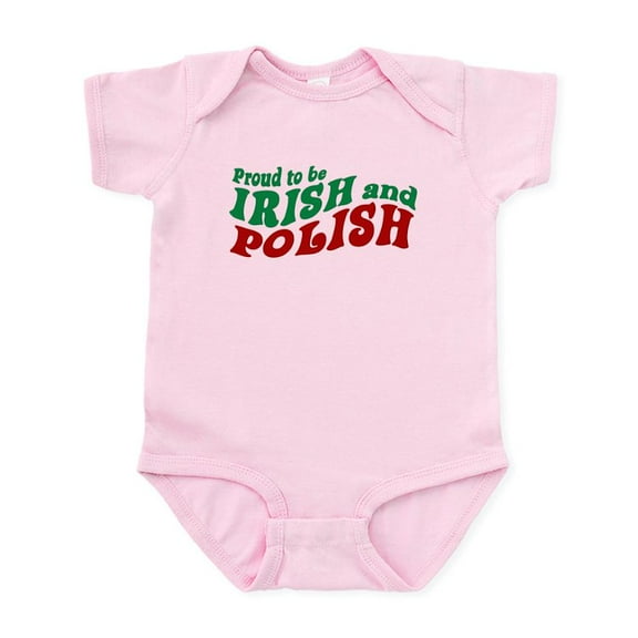 CafePress - Proud Irish And Polish Infant Bodysuit - Baby Light Bodysuit, Size Newborn - 24 Months