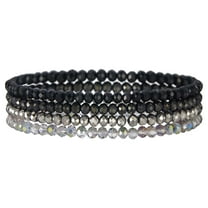 Avaner Boho Beaded Stretch Bracelet for Women Colorful Stackable Crystal Beads Bracelets Trendy Costume Jewelry Mothers Day Gifts for Women