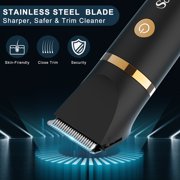 HATTEKER 3-in-1 Men's Body Hair Trimmer, Beard Trimmer, Nose Hair Trimmer, Hair Clipper Multigrooming Set with Attachments Waterproof