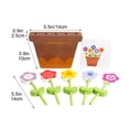 thumbnail image 3 of shyuyusa Botanical Arrangement Logic Game, Natural Wood Matching Puzzle, Color Recognition Interactive Prop for Daily Leisure, Hand Coordination Training, 3 of 9