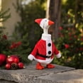 thumbnail image 5 of PYURTEP Christmas Porch Goose Outfits, 7 inch Santa Claus Clothing Suit, Decorative Reusable Goose Outfits for Statue Christmas Desktop Decor, 5 of 8