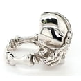 thumbnail image 2 of Custom Design Diamond Skull Men's Pirate Ring in 18K Gold, 2 of 10