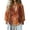(New18)Orange, variant on ThriftyPlait Women Bohemian Shirts Floral Patchwork Lightweight Blouse Vintage Ruffled Deep V Neck Long Sleeve Tops Flare Cuff Loose Casual Tunic Shirts
