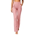 thumbnail image 4 of Otvok Comfort Commute Wear Bottoms, Stretch Fabric Side Pocket Bootcut Work Pants for Office Daily Outing, 4 of 7