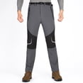 thumbnail image 2 of Mens Dress Pants Men's Lightweight Hiking Travel Pants Safety Work Pant with Pockets Reflective Strip Industrial Pants Breathable Athletic Fishing Active Joggers Zipper Pockets, 2 of 9
