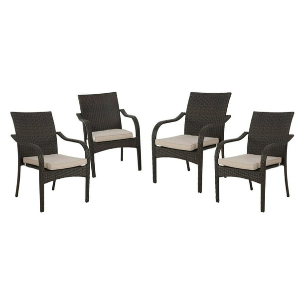 Solomon Wicker Stacking Chairs Set Of 4 Com Solomon Wicker Stacking Chairs Set Of, Stackable Wicker Chairs With Cushions
