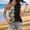 006Black, variant on Women's Crew Neck Sleeveless Tank Top Casual Tropical Print Circular Jacquard Knit Summer Beach Tops