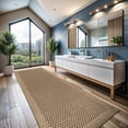 thumbnail image 6 of CAMILSON Easy Jute Rug Indoor Outdoor Farmhouse Area Rugs Checkered-Natural 2x7, 6 of 7