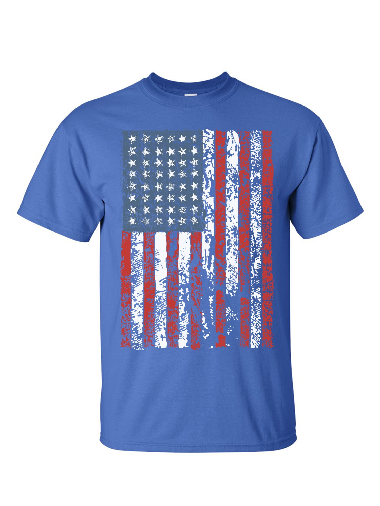 Tall T shirts - American Flag 4th 