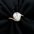 thumbnail image 2 of Womens Moissanite Solitaire Heart Engagement Ring - 8mm - 2 Ct - D-VS1 Grade Certified, 10K White Gold, US 12.75, 2 of 6