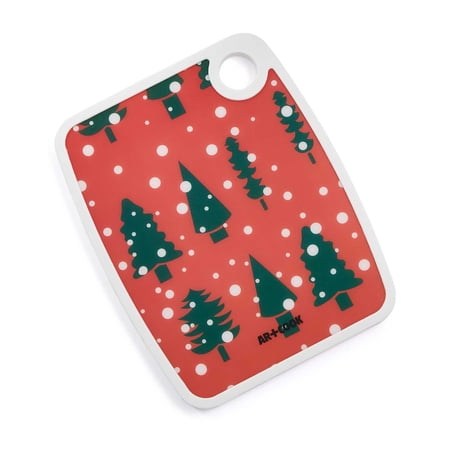 Art & Cook Holiday Print Cutting Boards, Red