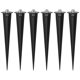 thumbnail image 1 of 6 estacas de plástico para luz solar, repuesto para luz de camino, con punta roscada, para luz de inundación, 1 of 6