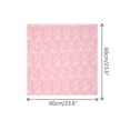 thumbnail image 3 of INSPIRE CHIC Women's Floral Printed Cotton Linen Scarves, Flowers Lace Trim Square Headscarf Neckerchief 60x60cm Flower-Pink, 3 of 6