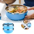 thumbnail image 2 of HBFAGFB Leakproof Trave Kitchen Storage Container Lightweight Portable Lunch Box Going Out Green, 2 of 5