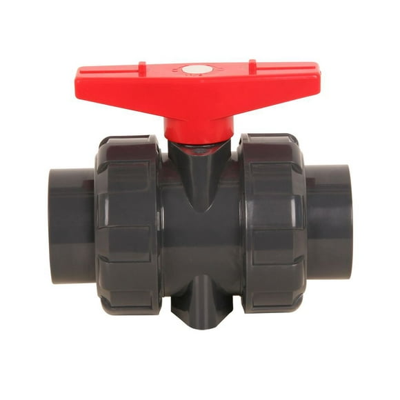 Vanne double union à coller diam 32 mm vanne boisseau pvc robinet boisseau sphérique robinet a bille sphere pour piscine,DN25 (Diamètre Interne 32mm)