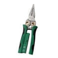 thumbnail image 2 of Pelacables, alicates de prueba eléctrica, electricista portátil de acero inoxidable, herramienta para cortar cables versátil, ahorro de trabajo, Verde, 2 of 8