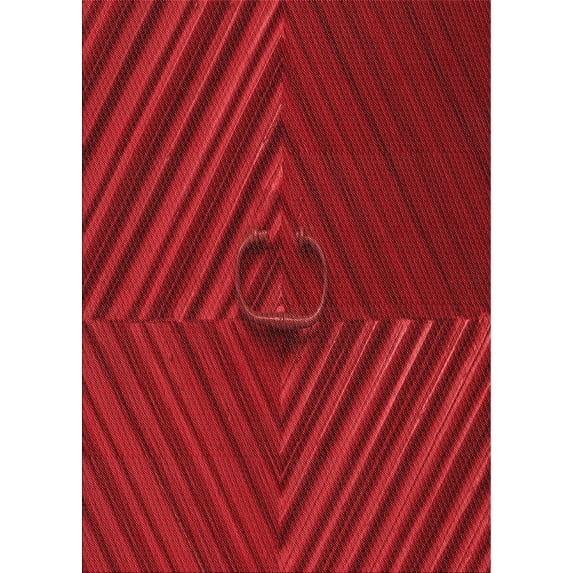 Ahgly Company Indoor Rectangle Patterned Love Red Area Rugs, 7' x 9'
