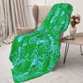 thumbnail image 3 of Rateoe Octopus1 Pattern Flannel Throw Blanket, Ultra-soft Blanket for Bed, Couch, Car, Hypoallergenic Anti-pilling blanket-80"x60"(Vertical), 3 of 6