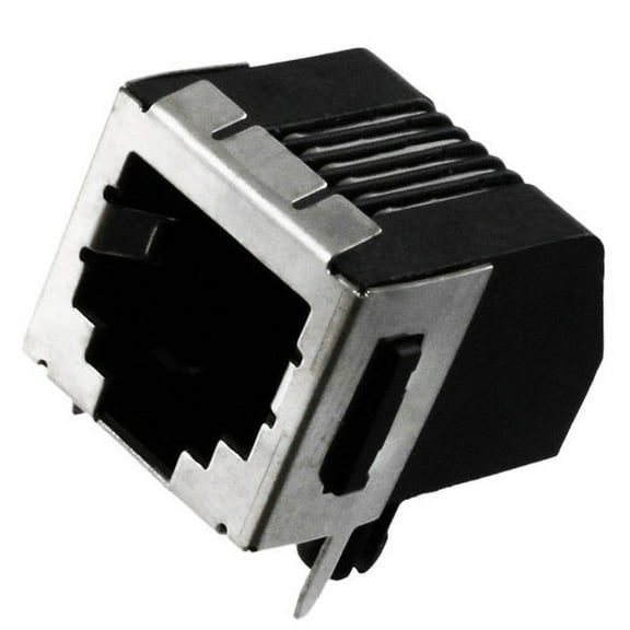 555140-4   Connector  RJ-25 F 6 POS 2.54mm Solder RA Thru-Hole 6 Terminal 1 Port