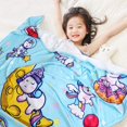 thumbnail image 2 of Unicorn Blanket for Girls Kids Throw Blanket Unicorns Gifts for Girls and Women Kawaii Blanket Super Soft Plush Cozy Lightweight Cute Blanket (Unicorn Blue 50 x 60 Inches), 2 of 6