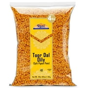 Rani Toor Dal (Split Pigeon Peas) Oily, 64oz (4lbs) 1.81kg ~ All Natural | Gluten Friendly | NON-GMO | Kosher | Vegan | Indian Origin