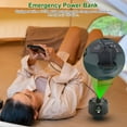 thumbnail image 5 of Zorpupoa 1Pc Portable Camping Ceiling Fan with Remote Control 10400mAh Power Bank 3 Speeds 3 Light Modes Smart Timer – USB Rechargeable Hanging Fan for Tents Emergencies Outdoor, 5 of 10