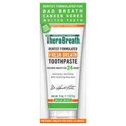 TheraBreath Dentist Recommended Fresh Breath Toothpaste, 4 oz