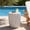Antique Gray, variant on Christopher Knight Home 15.75” Outdoor Ribbed Barrel Side Table, MGO Accent Table, Antique Gray