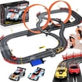 thumbnail image 1 of Set de pista de carreras de coches tragamonedas Letapapa con 4 coches para niños de 6 a 12 años, 1 of 7