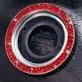 thumbnail image 4 of FENGGUIQU 2Ud Sticker Anillo Rojo Para Botón De Motor Con De Premium, 4 of 8