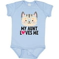 thumbnail image 3 of Inktastic My Aunt Loves Me Niece Cat Girls Baby Bodysuit, 3 of 5