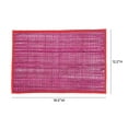 thumbnail image 3 of Peele Pink Seagrass Placemat - Set of 4, 3 of 5
