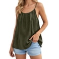thumbnail image 2 of Summer Tank Tops for Women Casual Loose Fit Sleeveless Backless Cotton Linen Tanks Beach Vacation Outfits, 2 of 7