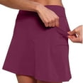 thumbnail image 3 of Women's Yoga Sport Mini Skirts Casual Solid Color Tennis Pocket Tummy Control Short Skirt M, 3 of 6